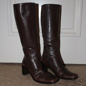 Via Spiga (W) KneeHigh Boots Size 7M Brown Leather